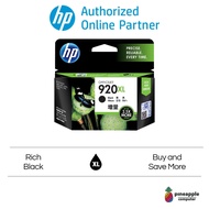 HP 920XL High Yield Black Original Ink Cartridge (CD975AA), For 7500A–E910a/7000–E809a/6000–E609a/45