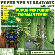 NPK NURRATONIX 500ML Pupuk Cair Penyubur Akar Batang Daun Bunga Buah Timun | Pupuk NPK Cair Mentimun
