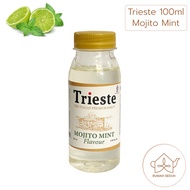 100 mL Sirup Mojito Mint merk Trieste - Mojito Mint Italian Premium Syrup