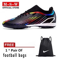 【M-S-W】  New World Cup Football Shoes CR7 Men's Student Football Nails TF Broken Nails Low top Indoor Football Shoes