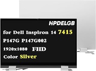 HPDELGB Replacement for Dell Inspiron 7415 2-in-1 P147G P147G002 DP/N DC1RR KRCDD FHD 1920x1080 14.0