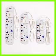 ﺴ❈✼【Good Quality 】🔥 Trailing Extension Socket / 2pin 3pin Plug 2way 3way 4way 5way 2meter 5meter