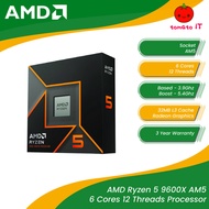 AMD Ryzen 5 9600X AM5 6 Cores 12 Threads Processor