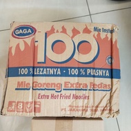 【Ready Stock】Gaga 100 Extra Pedas  Mi Instant Noodles Import Dari Indonesia Maggi Mee Indomie Indo M