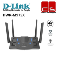 D-Link 4G+ LTE Cat 6 Wi-Fi 6 Gigabit Mobile Router - DWR-M975X