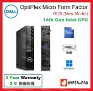 Dell - OptiPlex 7020 Micro Intel 14代 i7 16GB 512GB SSD 迷你桌上型 電腦