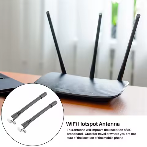 GO-2Pcs Mini TS9 Antenna For ZTE(MF61) 4G LTE Modem Mifi Mobile Wifi Hotspot Router