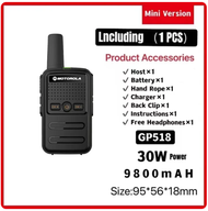[SG Ready Stock] Motorola Mini Small Walkie talkie Mini Small GP518 Upgraded Version 30W High Power 