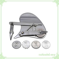 [CuticatefaMY] Dotting Pen Precision Pattern Pen with Wheels Mechanical Drafting SET a