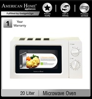 ❂American Home 20L Mechanical Microwave Oven AMW-WHT❥