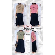 Jialongfeng Clothing Chest 44 Inch Cool Yarn Short Sleeve Wide Pants Suit