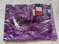 全新紫色70% 羊絨 及30% 絲巾 披肩 圍巾 頸巾 Purple 30% silk pashmina scarf 🧣