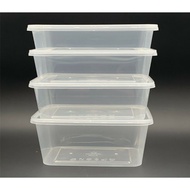 A1000/A750/A650/A500 Rectangular Disposable Plastic Food Container [ 50sets± ]