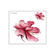 Red Lotus Tattoo Sticker Clavicle Tattoo Sticker Waterproof Tattoo Sticker Female Red Lotus Tattoo S