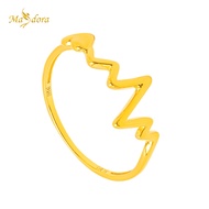 Masdora Golden Heartbeat Ring 916. Gold