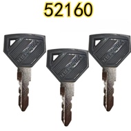 20/10/5pcs  52160 Ignition Keys for Yanmar New Excavator Grader Dozer Grader Dozer(Grey)