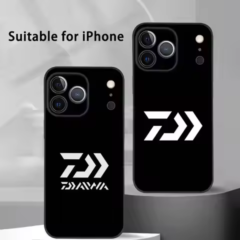Brand D-DAIWA P-PIER 39 Phone Case For iPhone 17 16 15 14 13 12 11 Pro Max Plus Mini Black Frosted S