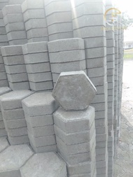 FS - PAVING BLOK SEGI ENAM ABU//PRESS 6 CM//PAVING BLOK HEXAGON//PAVING BLOCK//PAVING BLOK HALAMAN R