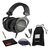 beyerdynamic DT 770 Pro 32 Ohm Closed-Back Studio Recording Headphones Bundle -includes- Soft Case, 