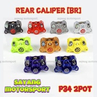 FRONT CALIPER RS150/W110/W125 FI/ALPHA CX/WAVE DX/FUTURE/DASH REAR CALIPER UNIVERSAL P34 W110