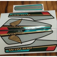 Honda win 100 black stamp set, model 95, imported from Thailand, high quality, exclusively for this 