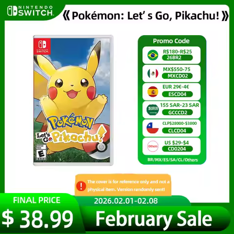 Pokemon: Let’s Go Pikachu Nintendo Switch Game Deals Physical for Nintendo Switch OLED Nintendo Swit