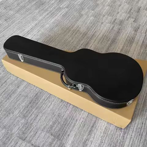 Guitar case for ES-335 jazz electric guitar,Gibson electric guitar hard case, black lining