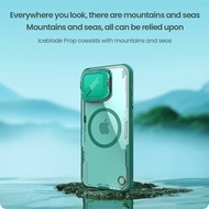 Nillkin กล้องโลหะแบบใหม่ Stadn Magnetic Case iPhone 16 Pro / iPhone 16 Pro Max กรณีโทรศัพท์ Anti-UV 