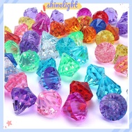 [Shinelight] 1 Box Party Confetti Wedding Christmas Plastic For Kids Toy Crystal Gems Diamond Jewels