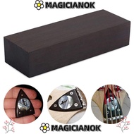 MAGICIANOK Ebony Lumber, DIY Material 120*40*25mm Ebony Wood, Instruments Tools Multi-application Bl