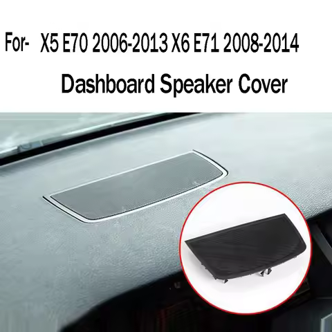 N68R--Dashboard Speaker Cover Panel Grille Speaker Net Cover For-BMW X5 E70 2006-2013 X6 E71 2008-20
