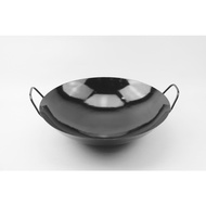 Black Enamel Chinese Cooking Wok 38cm / 40cm / 42cm