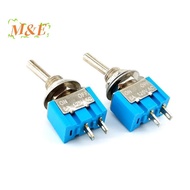 [M&E] 10pcs DPDT Mini Toggle Switch 2pin 2 Position ON/Off Miniature Toggle Switch 6A 125V Toggle Sw