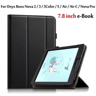 Onyx Air C 7.8นิ้วอุปกรณ์อ่านอีบุ๊คป้องกันเหมาะสำหรับ Boox Tab 8 Nova Pro 5 3สี2-e-book สมาร์ทเคส