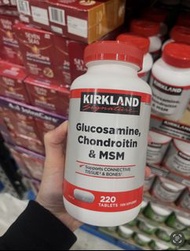 Kirkland Signature 葡萄糖胺軟骨素 MSM 220粒 <英國🇬🇧直送>