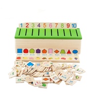 Themed Drop Box - Montessori Teaching Materials - Safe Wooden Toys for Children to Develop Thinking 