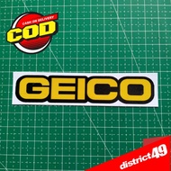 Print and Cut Stickers - Waterproof Laminated Printing Stickers - GEICO Stickers - Motorcycle, Car, 