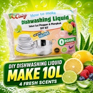 【Upgraded version 】Cozy DIY Dishwashing Liquid Kit 10-11 Liters - Household Cleaner
