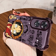 HP Phone Case for OPPO A60 Case Anime Luffy Phone Case Drop-Layer Airbag Silicone Case Softcase Phon