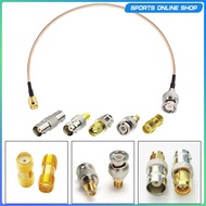 [Beauty] RF Coax Cable Kit Coaxial Connector 15 cm Extension Cable Adapter Connector Kit for RF Feed