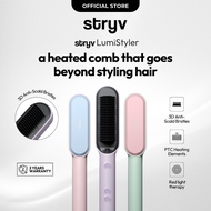 Stryv LumiStyler | Hair Straightener Comb with Red Light Therapy | Anti-Frizz Ion Tech Comb | Univer