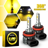 AUXITO 2PCS 30W 4000LM  H11 H8 H16 LED Fog Light  For Car Daytme Lamp 6500K White 3000K Golden Yello