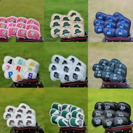 G4 9pcs set Golf Iron Head Cover New Golf Iron Cover Iron Head Cover Universal Golf Accessories