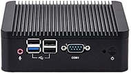 Miss flora Mini pc .Fanless Mini Industrial Control PC with 4 USB Ports &amp; RS-232 COM Port, 8GB, Intel Celeron J1900 2.0GHz Quard Core, Support Bluetooth 4.0 &amp; 2.4G / 5.0G Dual-band WiFi(Black)