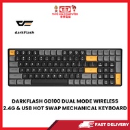 DARKFLASH GD100 DUAL MODE WIRELESS 2.4G & USB HOT SWAP MECHANICAL KEYBOARD