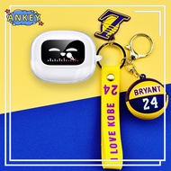 for Ugreen EchoBuds Magic Case Soft Clear TPU Shockproof Protective Cover Accessories with Carabiner