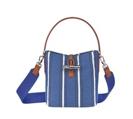 100% Authentic Long champ bags for women color Canvas handbag exquisite Fashion Women's Cross bucket bag ladies Longchamp Shoulder Bag