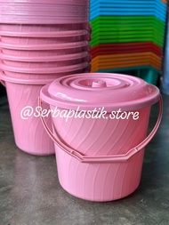 ￼ember air basin plastik 20ltr / tong air warna plastik tebal pegangan tangke tangkai serbaguna / em