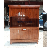 Lemari Sayur Rak Piring 3 Pintu Kayu Jati/trinityjayafurniture