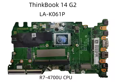 LA-K061P For Lenovo ThinkBook 14 G2 ARE 15 G2 ARE 14 G3 ACL Laptop Motherboard with R7-4700U CPU 8GB